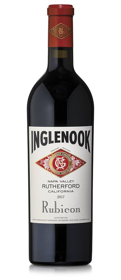 Bottle of Rubicon 2017 red wine.